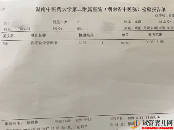 AmH值0.14 ，抓緊調理還有希望做試管懷孕(圖1)