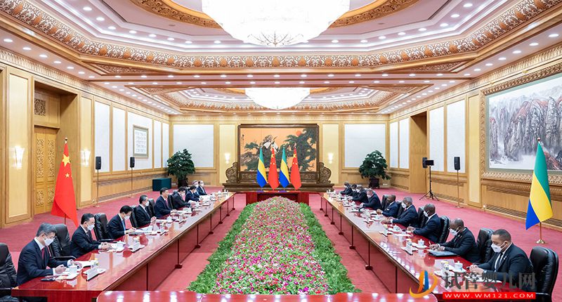 習近平同加蓬總統邦戈舉行會談(圖3)